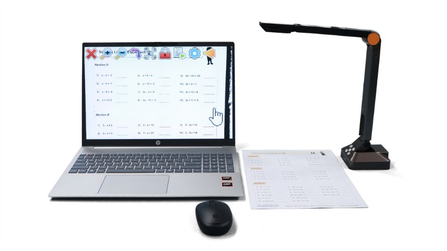 The SuperNova Education Kit laid out on a table